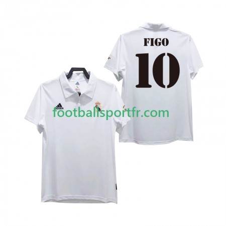 Tenue Real Madrid FIGO 10 2003 Retro Domicile 2002 Maillot de Foot